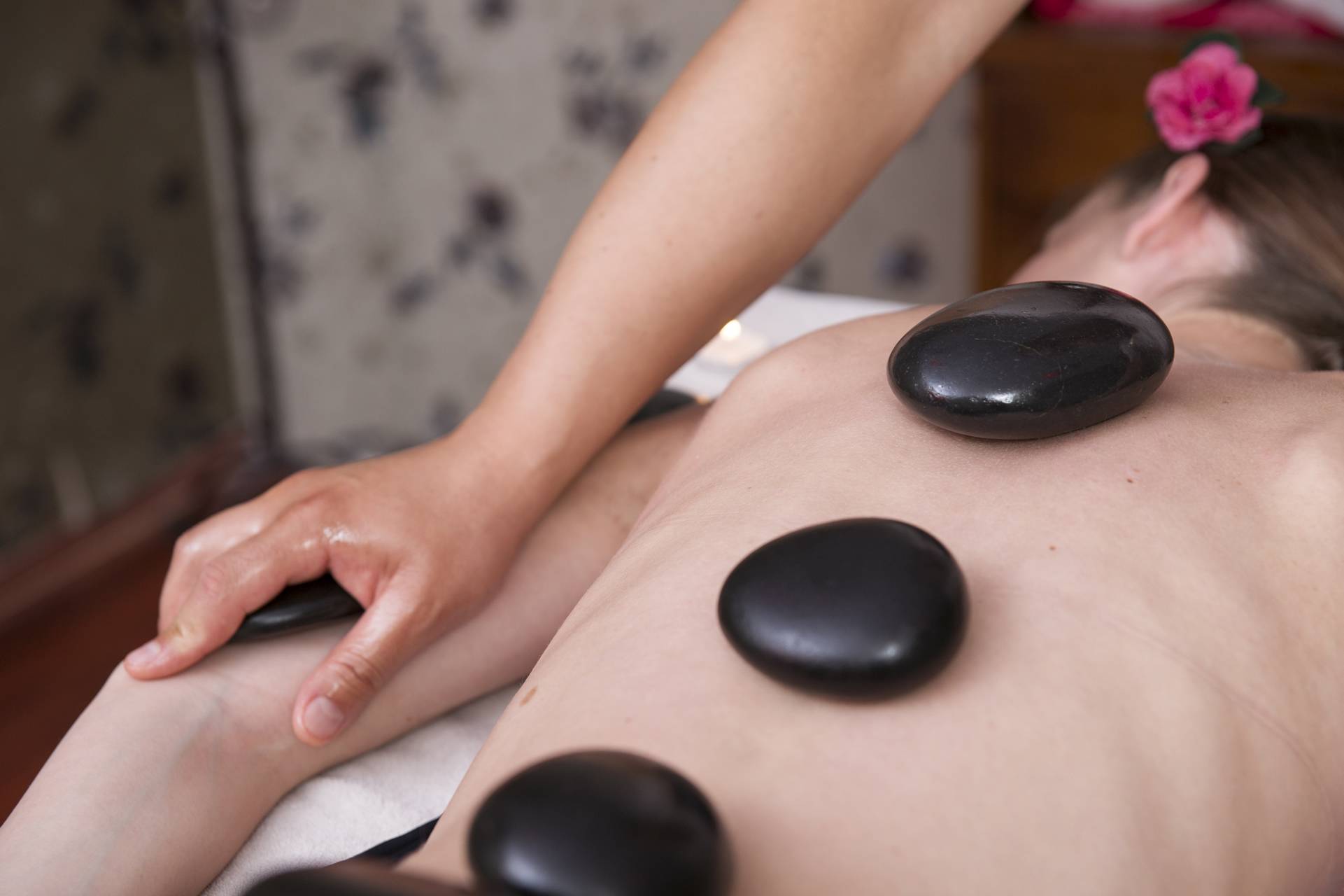 Hot Stone massage at Asian Spa Miami